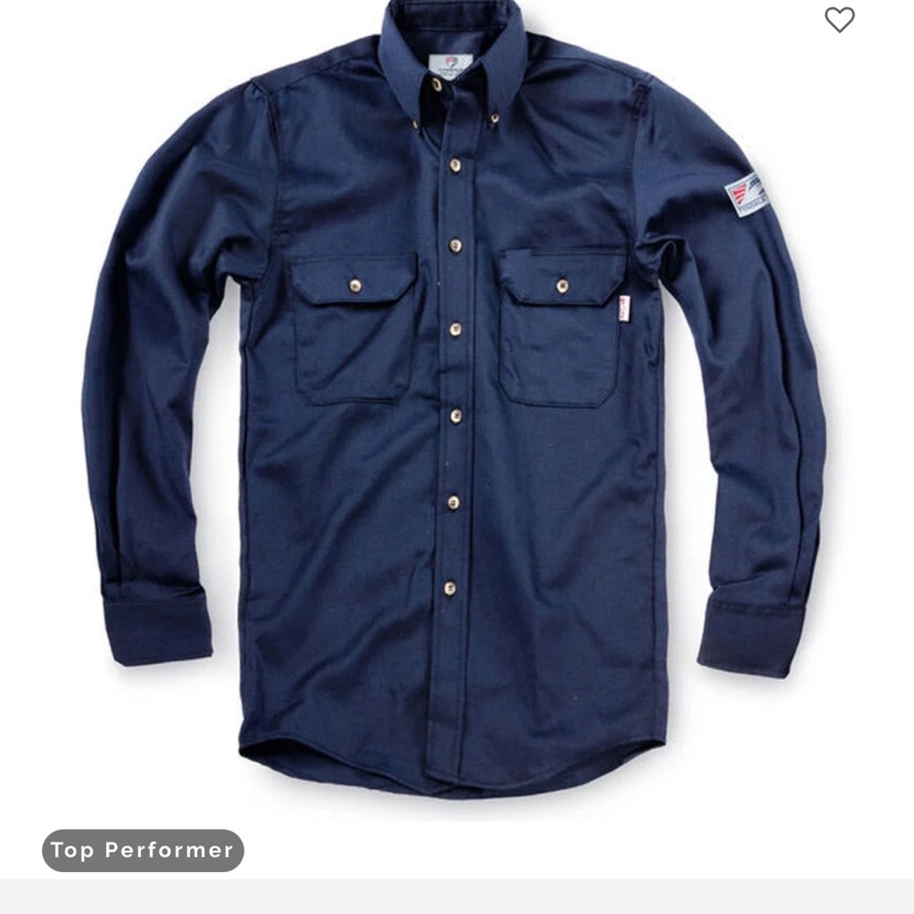 Tyndale Men's Long Sleeve FR Button Down Work Shirt